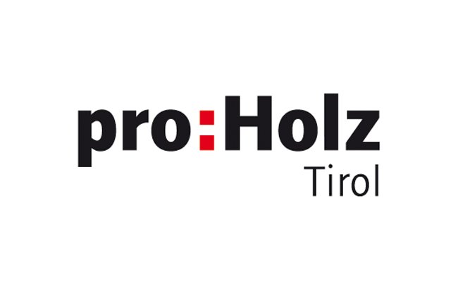 Logo pro Holz Tirol, Links Schafferer Holzbau
