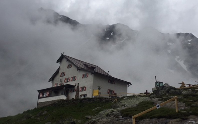 Grundsteinlegung Regensburger Hütte