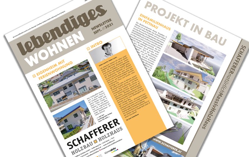 SCHAFFERER NEWSLETTER SEPTEMBER 2021