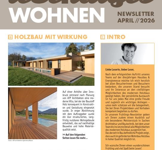 Newsletter Lebendiges Wohnen