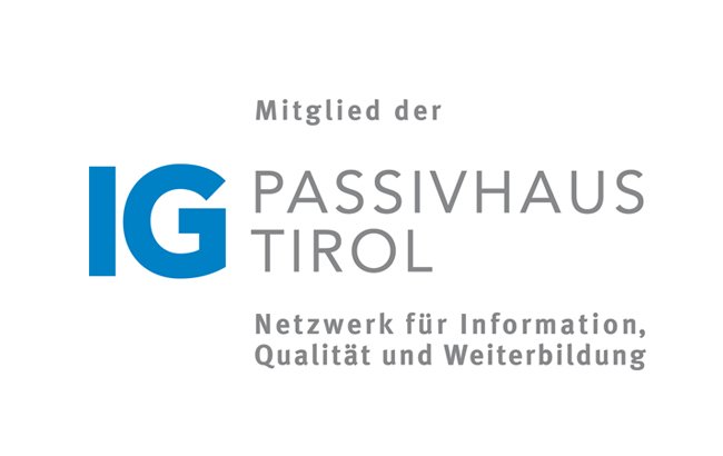 Logo IG Passivhaus Tirol, Links Schafferer Holzbau