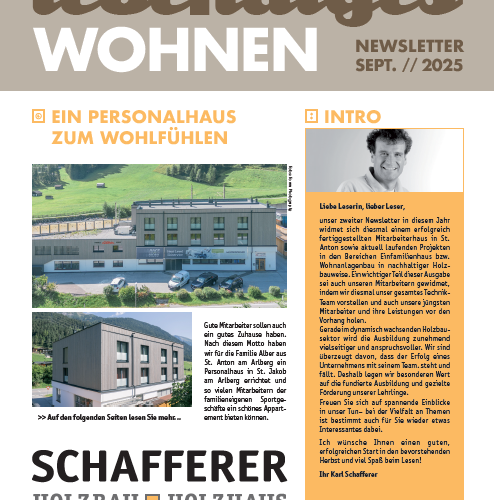 Newsletter Lebendiges Wohnen